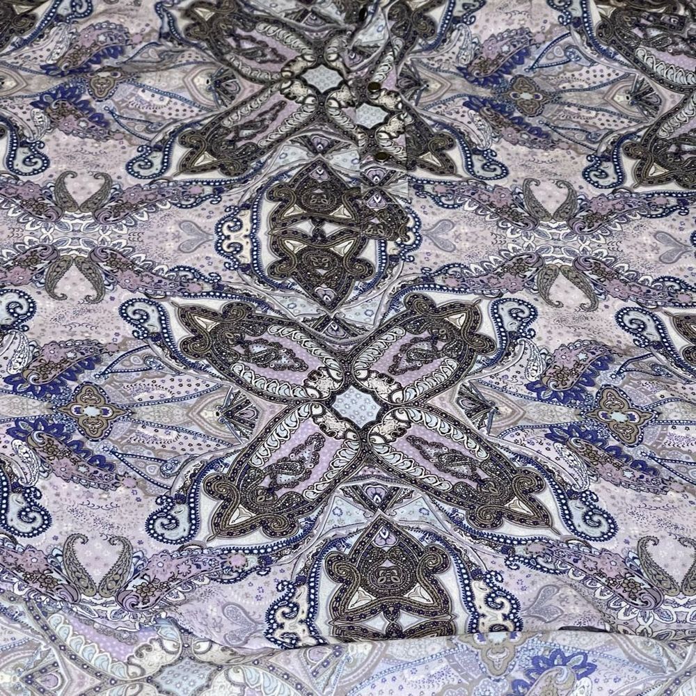 Democracy Long Sleeve Patterned Blouse - image 4